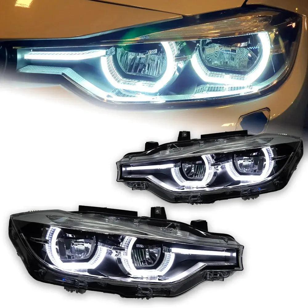 Car Styling Head Lamp for BMW F30 Headlights 2012-2019 F35 LED Headlight 320i 318i 325i DRL Angel Eye Automotive Accessories - Auto Part Pro Switzerland