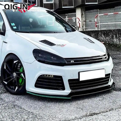 For VW Volkswagen Golf MK6R R20 2008-2013 ABS Car Front Bumper Lip Splitter Spoiler Diffuser Body Kits - Auto Part Pro Switzerland