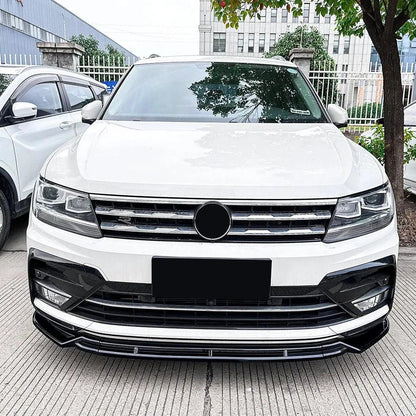 Front Lip Spoiler Front Bumper Shovel Modification Exterior Car Body Kit For Volkswagen Tiguan MK2 Rline 2017-2020 Pre - Auto Part Pro Switzerland