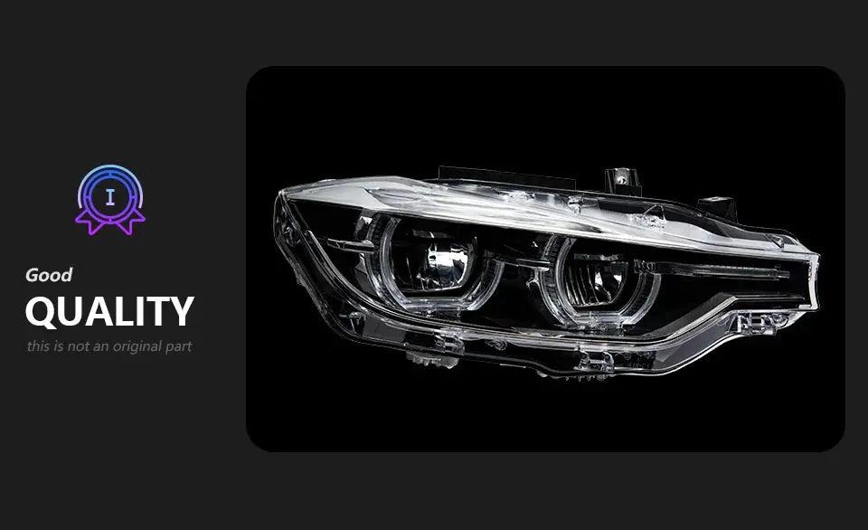Car Styling Head Lamp for BMW F30 Headlights 2012-2019 F35 LED Headlight 320i 318i 325i DRL Angel Eye Automotive Accessories - Auto Part Pro Switzerland