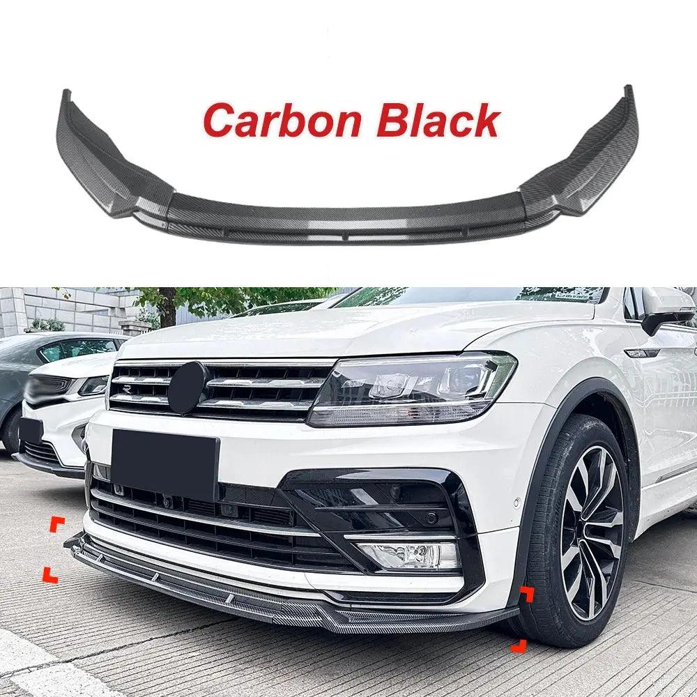 Front Lip Spoiler Front Bumper Shovel Modification Exterior Car Body Kit For Volkswagen Tiguan MK2 Rline 2017-2020 Pre - Auto Part Pro Switzerland