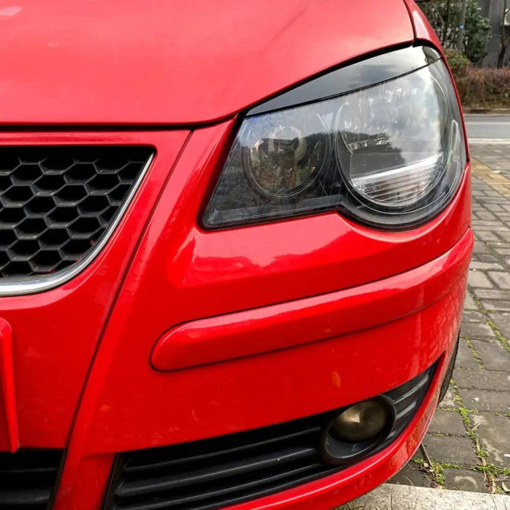 Eyebrows for Volkswagen VW POLO 4 MK4 9N 9N3 2005-2009 Headlight Eyelids Cover Eye Lids Sticker Trim Body Kit Car Accessories - Auto Part Pro Switzerland