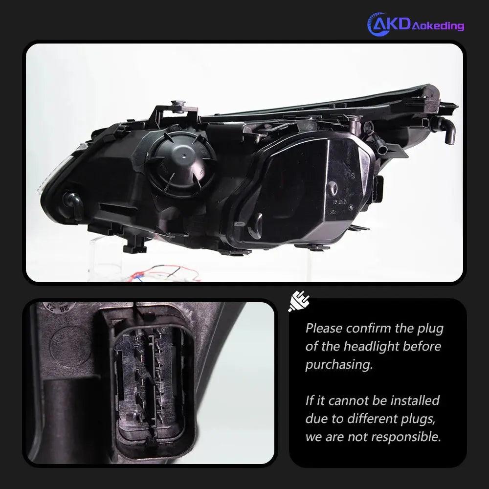 AKD Car Styling Head Lamp for BMW E60 Headlights 2003-2009 523i 530i Angel Eye LED Headlight DRL Hid Bi Xenon Auto Accessories - Auto Part Pro Switzerland