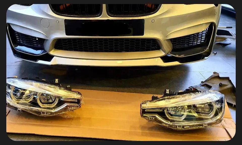Car Styling Head Lamp for BMW F30 Headlights 2012-2019 F35 LED Headlight 320i 318i 325i DRL Angel Eye Automotive Accessories - Auto Part Pro Switzerland