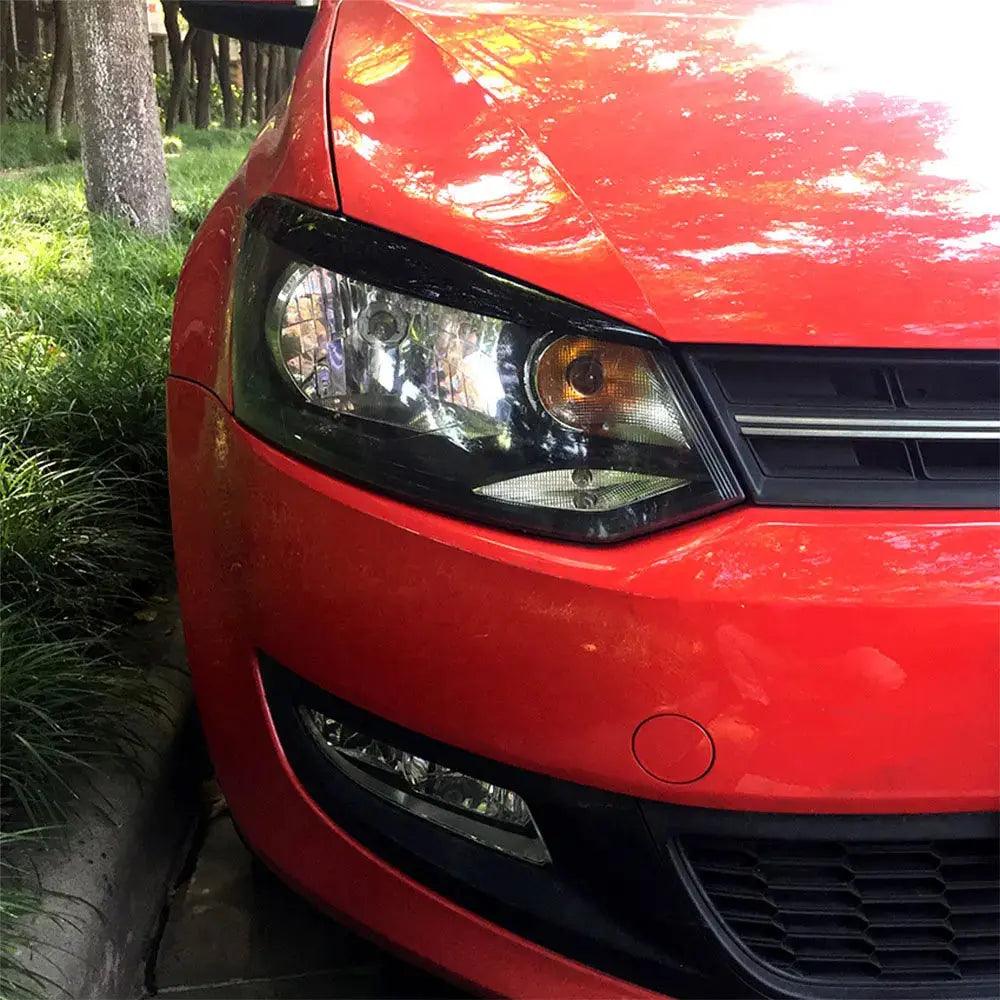 Eyebrows for Volkswagen VW POLO 4 MK4 9N 9N3 2005-2009 Headlight Eyelids Cover Eye Lids Sticker Trim Body Kit Car Accessories - Auto Part Pro Switzerland