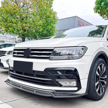 Front Lip Spoiler Front Bumper Shovel Modification Exterior Car Body Kit For Volkswagen Tiguan MK2 Rline 2017-2020 Pre - Auto Part Pro Switzerland
