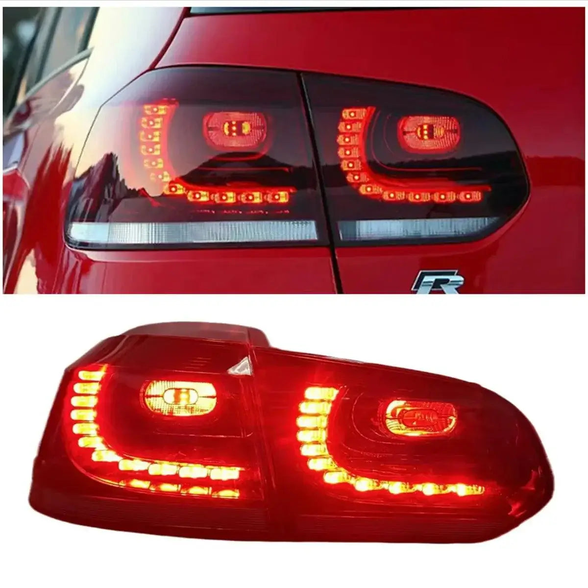 Car Accessories Rear Lamp for Volkswagen golf 6 GTI R20 Tail light assembly retrofit LED Taillight Lens - Auto Part Pro Switzerland