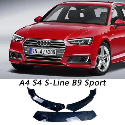 Audi A4 S4 B9 2017-2019 Front Bumper Lip Spoiler BodyKit - Auto Part Pro Switzerland