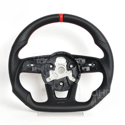 Led Carbon Fiber Steering Wheel For Audi RS3 RS4 RS5 S3 S4 S5 A3 A5 A4 2016-2021 Sport Steering Wheel Start Buttons Paddles - Auto Part Pro Switzerland