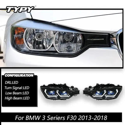 TYPY Car Lights For BMW 3 Series 2015-2018 F30 Headlight LED Projetor head Lamp Daytime Running Light Automotive Accessories - Auto Part Pro Switzerland