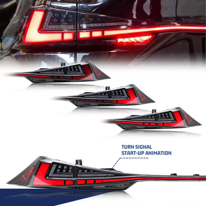LED Tail Lights for Lexus IS250 IS300 IS350 IS200t ISF 2013-2020 Start Up Animation Sequential Facelift Lamps - Auto Part Pro Switzerland