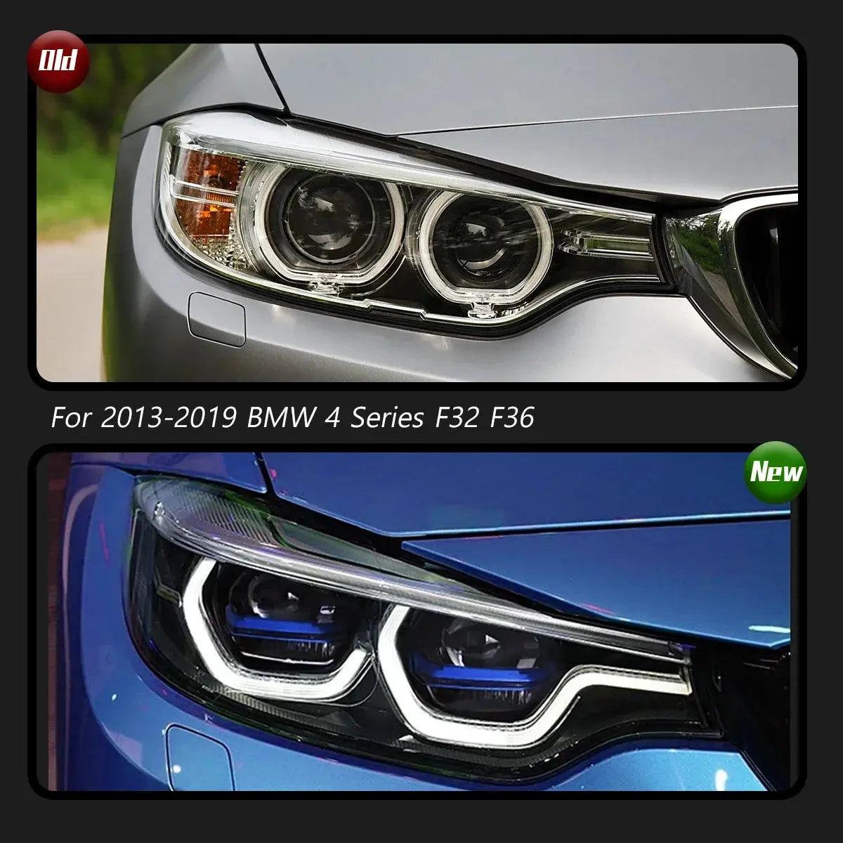 Car For BMW 4 Series F32 F36 Headlight 2013-2019 Upgrade Modified to New DRL Dynamic Turn Signal LED Headlight Auto Accessories - Auto Part Pro Switzerland