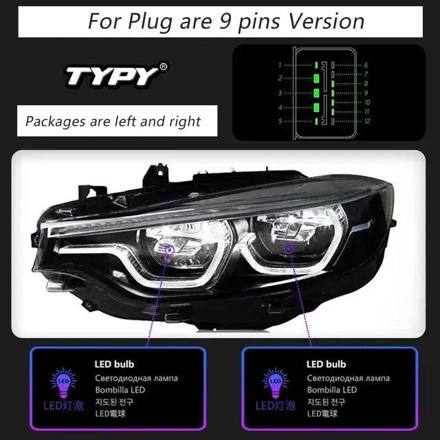 Car Headlamps For BMW 4 Series M4 LED Headlights 2012-2019 F32 F80 F82 Upgrade Modified Dynamic Turn Signal Lamp Car Accessories - Auto Part Pro Switzerland