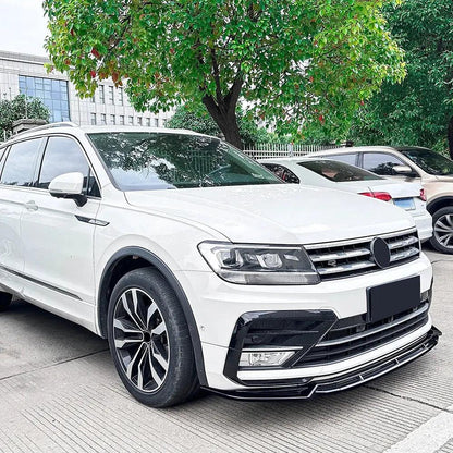 Front Lip Spoiler Front Bumper Shovel Modification Exterior Car Body Kit For Volkswagen Tiguan MK2 Rline 2017-2020 Pre - Auto Part Pro Switzerland