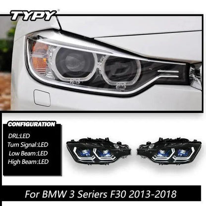 TYPY Car Lights For BMW 3 Series 2015-2018 F30 Headlight LED Projetor head Lamp Daytime Running Light Automotive Accessories - Auto Part Pro Switzerland