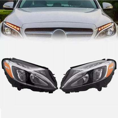 LED Headlight Assembly For Mercedes Benz C-Class W205 C300 C180 C200 C250 2015 2016 2017 2018 LED Head Lamp Turn Signal Lights - Auto Part Pro Switzerland